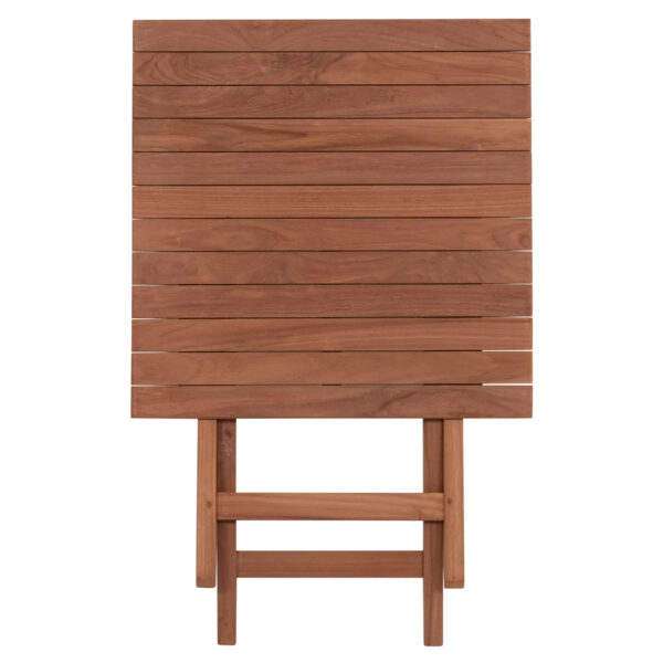 ΤΡΑΠΕΖΙ ΣΚΗΝΟΘΕΤΗ ΤΕΤΡΑΓΩΝΟ HEIDEL HM18121 ΞΥΛΟ TEAK--ΦΥΣΙΚΟ 60x60x75Υεκ.