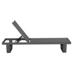 ΞΑΠΛΩΣΤΡΑ ΑΛΟΥΜΙΝΙΟΥ ΜΕ ΥΦΑΣΜΑ TESLIN RICKON HM6292.01 ΣΕ ΓΚΡΙ 198x61,5x97Υεκ.