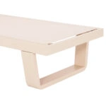 ΞΑΠΛΩΣΤΡΑ ΑΛΟΥΜΙΝΙΟΥ ΜΕ ΥΦΑΣΜΑ TESLIN RICKON HM6292.04 ΣΕ ΚΑΠΟΥΤΣΙΝΟ 198x61,5x97Υεκ.