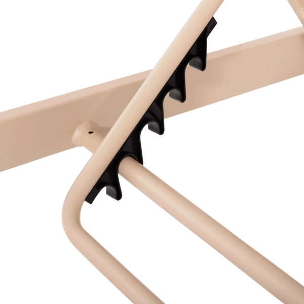 ΞΑΠΛΩΣΤΡΑ ΑΛΟΥΜΙΝΙΟΥ ΜΕ ΥΦΑΣΜΑ TESLIN RICKON HM6292.04 ΣΕ ΚΑΠΟΥΤΣΙΝΟ 198x61,5x97Υεκ.