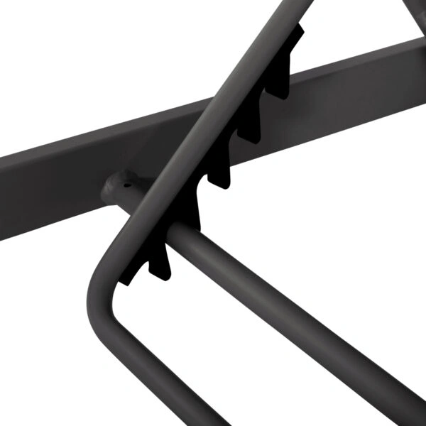 ΞΑΠΛΩΣΤΡΑ ΑΛΟΥΜΙΝΙΟΥ ΜΕ ΥΦΑΣΜΑ TESLIN RICKON HM6292.01 ΣΕ ΓΚΡΙ 198x61,5x97Υεκ.