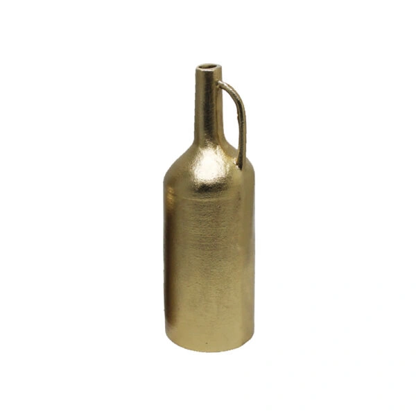 BOTTLE 30,5 ΒΑΖΟ 10x10x31 ΑΛΟΥΜΙΝΙΟ ΧΡΥΣΟ ANTIQUE