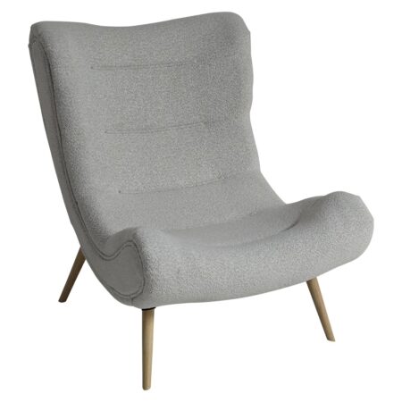 Artekko Cloud Μπεζ Υφασμάτινη Μπουκλέ Πολυθρόνα (97x80x100)cm