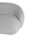 Artekko Cloud Μπεζ Υφασμάτινος Μπουκλέ Τριθέσιος Καναπές (191x93x73)cm