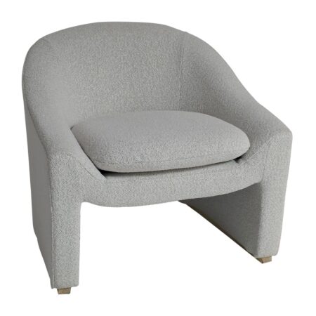 Artekko Cloud Μπεζ Υφασμάτινη Μπουκλέ Πολυθρόνα (76x76x71)cm