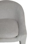 Artekko Cloud Μπεζ Υφασμάτινη Πολυθρόνα (76x76x71)cm