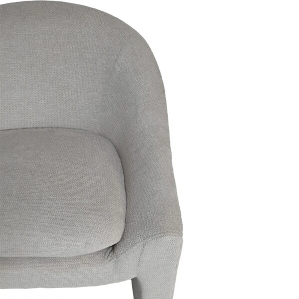 Artekko Cloud Μπεζ Υφασμάτινη Πολυθρόνα (76x76x71)cm