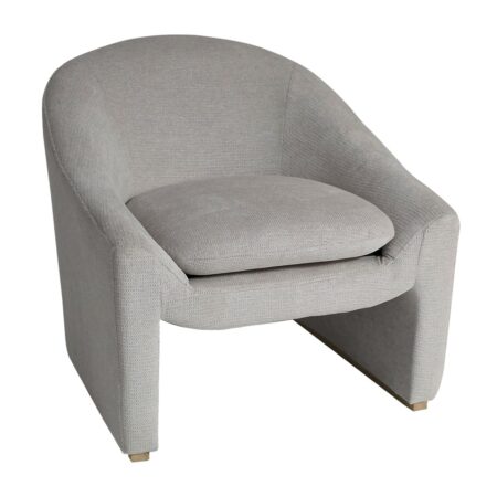 Artekko Cloud Μπεζ Υφασμάτινη Πολυθρόνα (76x76x71)cm