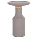 ΒΟΗΘΗΤΙΚΟ ΤΡΑΠΕΖΙ TRED(T) HM18169.03 FIBER CEMENT ΓΚΡΙ-ΦΥΣΙΚΟ RATTAN--Φ40x61Υεκ.