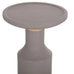 ΒΟΗΘΗΤΙΚΟ ΤΡΑΠΕΖΙ TRED(T) HM18169.03 FIBER CEMENT ΓΚΡΙ-ΦΥΣΙΚΟ RATTAN--Φ40x61Υεκ.