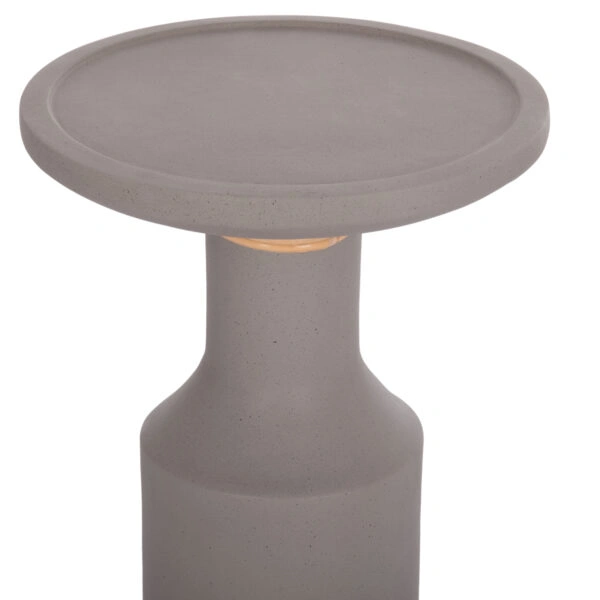 ΒΟΗΘΗΤΙΚΟ ΤΡΑΠΕΖΙ TRED(T) HM18169.03 FIBER CEMENT ΓΚΡΙ-ΦΥΣΙΚΟ RATTAN--Φ40x61Υεκ.