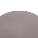 ΒΟΗΘΗΤΙΚΟ ΤΡΑΠΕΖΙ ΣΤΡΟΓΓΥΛΟ DELIA HM18167.03 FIBER CEMENT ΓΚΡΙ & RATTAN Φ40x45Υεκ