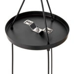 ΦΩΤΙΣΤΙΚΟ ΟΡΟΦΗΣ ΚΡΕΜΑΣΤΟ HM4041 3ΦΩΤΟ ΜΑΥΡΟ ΜΕΤΑΛΛΟ 25x22x123Yεκ.