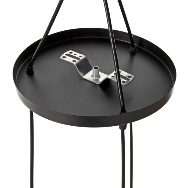 ΦΩΤΙΣΤΙΚΟ ΟΡΟΦΗΣ ΚΡΕΜΑΣΤΟ HM4041 3ΦΩΤΟ ΜΑΥΡΟ ΜΕΤΑΛΛΟ 25x22x123Yεκ.