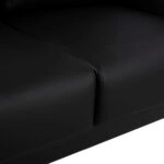 ΚΑΝΑΠΕΣ 2ΘΕΣΙΟΣ KΕΝΖΙΕ HM3121.21 ΜΕ ΜΑΥΡΟ PU 142x81x81 εκ.