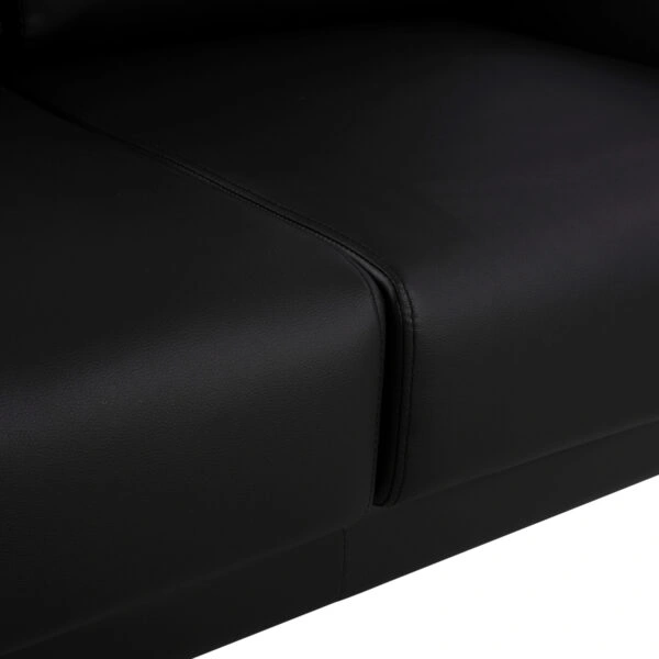 ΚΑΝΑΠΕΣ 2ΘΕΣΙΟΣ KΕΝΖΙΕ HM3121.21 ΜΕ ΜΑΥΡΟ PU 142x81x81 εκ.