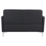 ΚΑΝΑΠΕΣ 2ΘΕΣΙΟΣ NELLIE HM3159.21 ΜΕ ΜΑΥΡΟ PU 113x71x71Υ εκ.