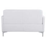 ΚΑΝΑΠΕΣ 2ΘΕΣΙΟΣ NELLIE HM3159.22 ΜΕ ΛΕΥΚΟ PU 113x71x71Υ εκ.