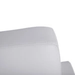 ΚΑΝΑΠΕΣ 2ΘΕΣΙΟΣ NELLIE HM3159.22 ΜΕ ΛΕΥΚΟ PU 113x71x71Υ εκ.