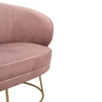 ΚΑΝΑΠΕΣ 2ΘΕΣΙΟΣ ARIEN HM8492.02 ΑΠΟ ΒΕΛΟΥΔΟ ΣΑΠΙΟ ΜΗΛΟ ΜΕ ΧΡΥΣΗ ΒΑΣΗ 125X80X84Y εκ.