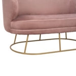 ΚΑΝΑΠΕΣ 2ΘΕΣΙΟΣ ARIEN HM8492.02 ΑΠΟ ΒΕΛΟΥΔΟ ΣΑΠΙΟ ΜΗΛΟ ΜΕ ΧΡΥΣΗ ΒΑΣΗ 125X80X84Y εκ.