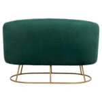 ΚΑΝΑΠΕΣ 2ΘΕΣΙΟΣ ARIEN HM8492.03 ΑΠΟ ΒΕΛΟΥΔΟ ΚΥΠΑΡΙΣΣΙ ΜΕ ΧΡΥΣΗ ΒΑΣΗ 125X80X84Y εκ.