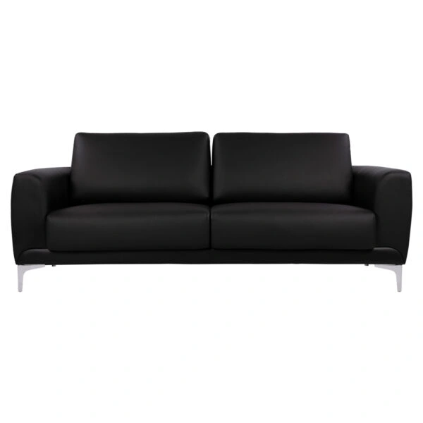 ΚΑΝΑΠΕΣ 3ΘΕΣΙΟΣ KENZIE HM3121.31 ΜΕ ΜΑΥΡΟ PU 190x81x81 εκ.