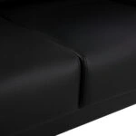 ΚΑΝΑΠΕΣ 3ΘΕΣΙΟΣ KENZIE HM3121.31 ΜΕ ΜΑΥΡΟ PU 190x81x81 εκ.