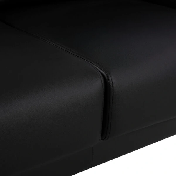 ΚΑΝΑΠΕΣ 3ΘΕΣΙΟΣ KENZIE HM3121.31 ΜΕ ΜΑΥΡΟ PU 190x81x81 εκ.