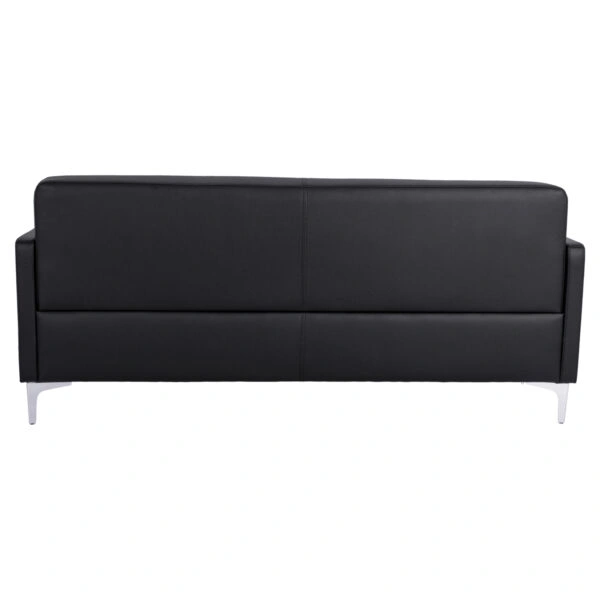 ΚΑΝΑΠΕΣ 3ΘΕΣΙΟΣ NELLIE HM3159.31 ΜΕ ΜΑΥΡΟ PU 163x71x71Υ εκ.