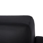 ΚΑΝΑΠΕΣ 3ΘΕΣΙΟΣ NELLIE HM3159.31 ΜΕ ΜΑΥΡΟ PU 163x71x71Υ εκ.