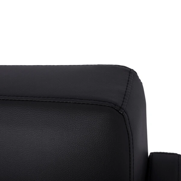 ΚΑΝΑΠΕΣ 3ΘΕΣΙΟΣ NELLIE HM3159.31 ΜΕ ΜΑΥΡΟ PU 163x71x71Υ εκ.