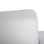 ΚΑΝΑΠΕΣ 3ΘΕΣΙΟΣ NELLIE HM3159.32 ΜΕ ΛΕΥΚΟ PU 163x71x71Υ εκ.