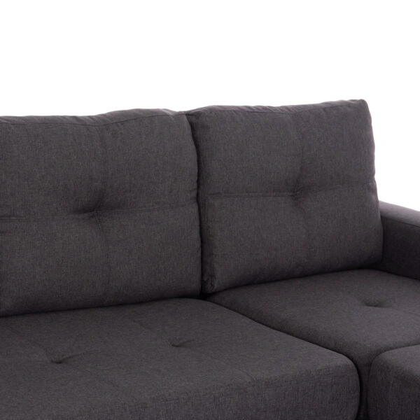 ΚΑΝΑΠΕΣ ΓΩΝΙΑ HM3004.02 ΑΡΙΣΤΕΡΗ ΚΑΙ ΔΕΞΙΑ ΜΕ ΓΚΡΙ ΥΦΑΣΜΑ 205X145X87Y εκ.