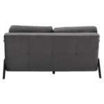 ΚΑΝΑΠΕΣ ΚΡΕΒΑΤΙ ΒΕΛΟΥΔΟ ΓΚΡΙ 2½ ΘΕΣΙΟΣ HM3079.11 151x92x66Υ εκ.