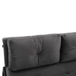 ΚΑΝΑΠΕΣ ΚΡΕΒΑΤΙ ΒΕΛΟΥΔΟ ΓΚΡΙ 2½ ΘΕΣΙΟΣ HM3079.11 151x92x66Υ εκ.