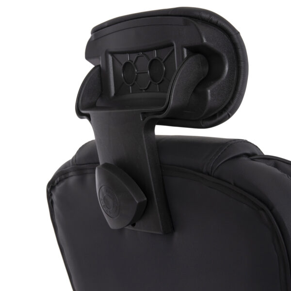 ΚΑΡΕΚΛΑ ΓΡΑΦΕΙΟΥ OCTAVIUS HM1202 ΜΑΥΡΟ PVC & NYLON-ΜΕΤΑΛ.ΧΡΩΜΙΟ ΒΑΣΗ 52x55x128Υεκ