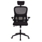 ΚΑΡΕΚΛΑ ΓΡΑΦΕΙΟΥ BASTON HM18236.01 ΜΑΥΡΟ MESH & PP ΣΚΕΛΕΤΟΣ 64x60x117-127Υεκ.