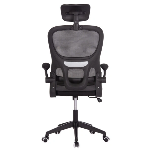 ΚΑΡΕΚΛΑ ΓΡΑΦΕΙΟΥ BASTON HM18236.01 ΜΑΥΡΟ MESH & PP ΣΚΕΛΕΤΟΣ 64x60x117-127Υεκ.