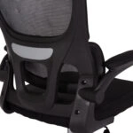 ΚΑΡΕΚΛΑ ΓΡΑΦΕΙΟΥ BASTON HM18236.01 ΜΑΥΡΟ MESH & PP ΣΚΕΛΕΤΟΣ 64x60x117-127Υεκ.