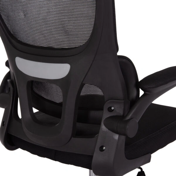 ΚΑΡΕΚΛΑ ΓΡΑΦΕΙΟΥ BASTON HM18236.01 ΜΑΥΡΟ MESH & PP ΣΚΕΛΕΤΟΣ 64x60x117-127Υεκ.