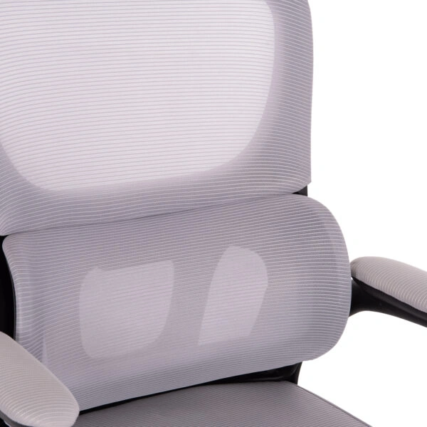 ΚΑΡΕΚΛΑ ΓΡΑΦΕΙΟΥ BASTON HM18236.02 ΓΚΡΙ MESH & ΜΑΥΡΟ PP ΣΚΕΛΕΤΟΣ 64x60x127Υεκ.