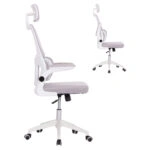 ΚΑΡΕΚΛΑ ΓΡΑΦΕΙΟΥ BASTON HM18236.03 ΓΚΡΙ MESH & ΛΕΥΚΟΣ PP ΣΚΕΛΕΤΟΣ 64x60x127Υεκ.