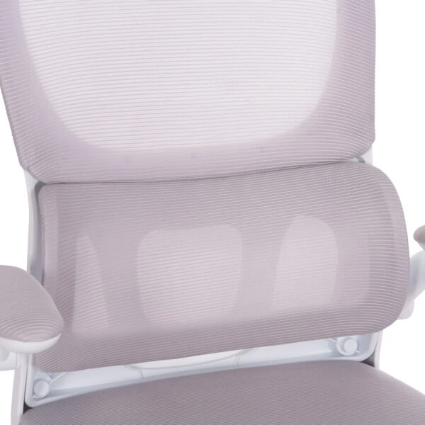 ΚΑΡΕΚΛΑ ΓΡΑΦΕΙΟΥ BASTON HM18236.03 ΓΚΡΙ MESH & ΛΕΥΚΟΣ PP ΣΚΕΛΕΤΟΣ 64x60x127Υεκ.