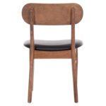 KΑΡΕΚΛΑ ΤΡΑΠΕΖΑΡΙΑΣ SEKOR HM9945.03 ΚΑΡΥΔΙ RUBBERWOOD-ΜΑΥΡΟ PU 51x48x79Υεκ