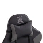 ΠΟΛΥΘΡΟΝΑ GAMING DARREN HM1203.10 ΜΑΥΡΟ-ΓΚΡΙ PVC & NYLON 51x49x125Υεκ.