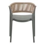ΠΟΛΥΘΡΟΝΑ ΠΟΛΥΠΡΟΠΥΛΕΝΙΟΥ EVA HM6155.05 OLIVE GREEN--P.P. ΜΠΕΖ ΣΧΟΙΝΙ 56,5x53x80Υεκ.