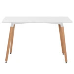 ΣΕΤ ΤΡΑΠΕΖΑΡΙΑΣ 5ΤΜΧ MINIMAL HM11767 ΛΕΥΚΟ MDF-ΜΠΕΖ ΥΦΑΣΜΑ