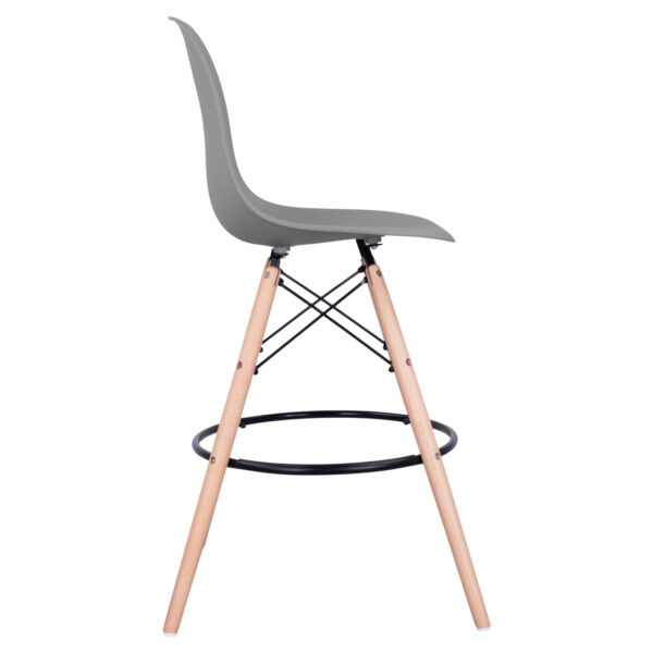 ΣΚΑΜΠΟ ΜΠΑΡ RENATA HM0173.10 ΓΚΡΙ 58x56x107Υ εκ.