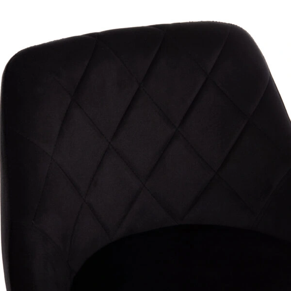 ΣΚΑΜΠΟ ΜΠΑΡ ROSE HM204.44 ΜΕ ΑΜΟΡΤΙΣΕΡ ΧΡΩΜΙΟΥ & ΜΑΥΡΟ ΒΕΛΟΥΔΟ 48x45x105Υεκ.